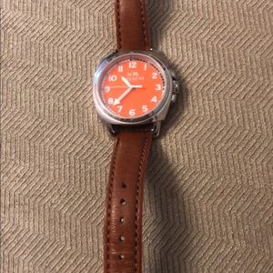 Leather Coach watch